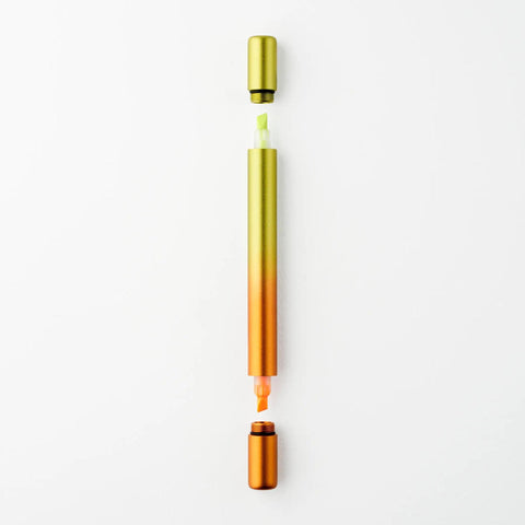 Ori Refillable Highlighter, Orange + Yellow