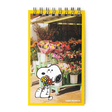 Snoopy Flower Bouquet Mini Memo Pad