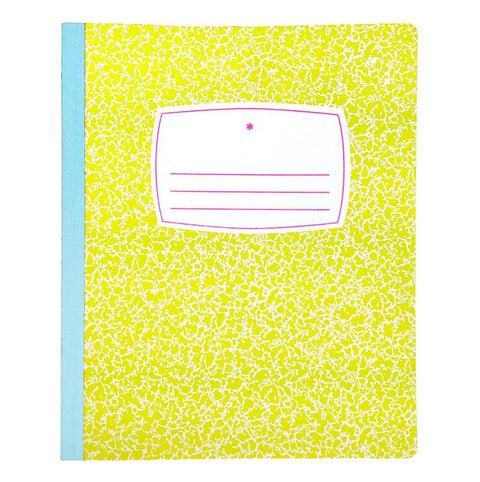 Neon Riso Composition Notebooks