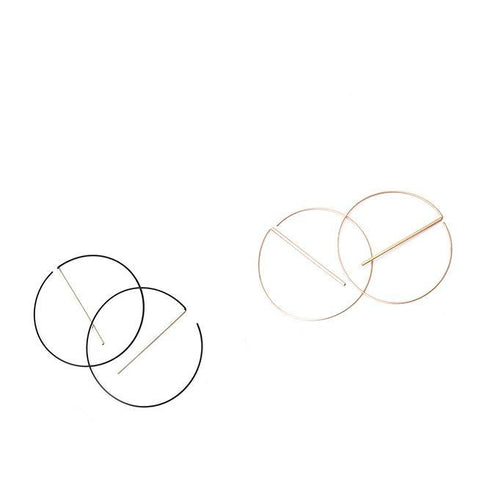 Float Hoop Earrings