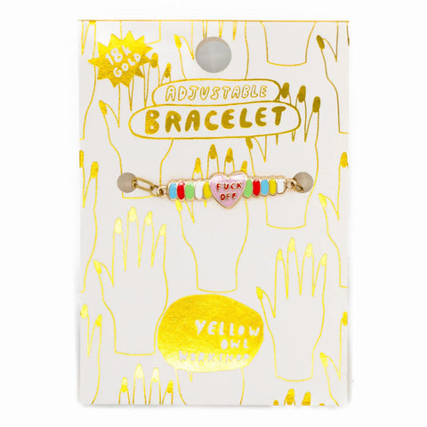 Chain + Charm Adjustable Gold Bracelets