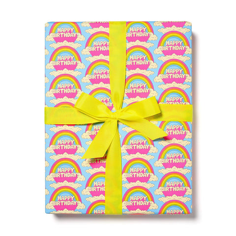 All Over Rainbows Wrapping Paper