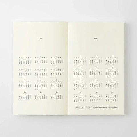 MD 2027 Diary, B6 Slim