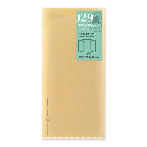 TRAVELER'S notebook, Regular Size, 029 - Three-fold File