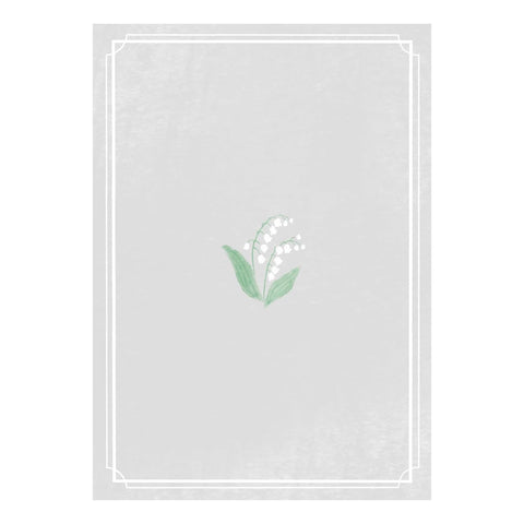 Lily of the Valley Mino Washi Book Covers