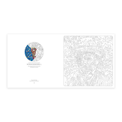 Vincent Van Gogh Coloring Book