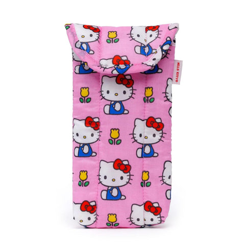 Puffy Glasses Sleeve: Pink Hello Kitty