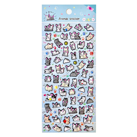 Frenchie Puffy Stickers