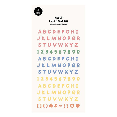 Handwriting Stickers
