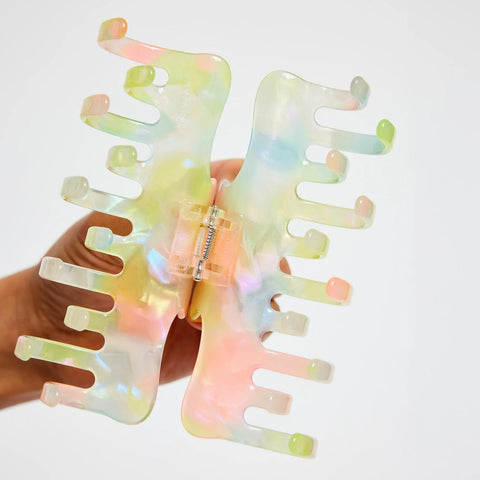 Large Jojo Hair Claw, Sherbet Jelly