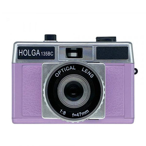 Lilac + Silver Holga 135FC 35mm Film Camera