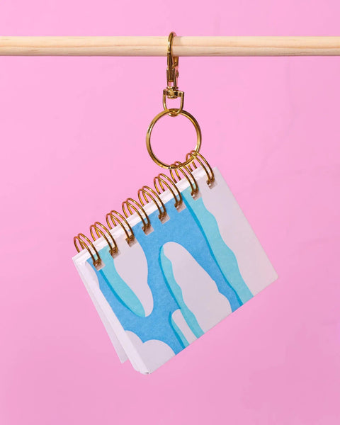 Clouds + Sky Teenybook Mini Notebook Bag Charm