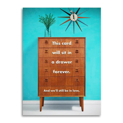 Drawer Anniversary Card
