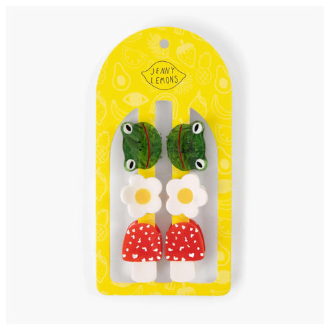 Cottagecore Micro Hair Claw Set