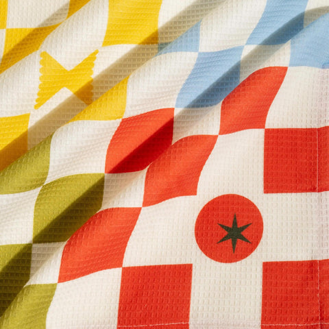 Potluck Waffle Tea Towel
