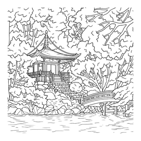 Land of Spirits Coloring Book