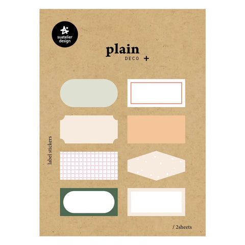 Plain.59 Label Stickers