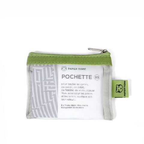 Extra Small Mesh Pocket, Olive Moon