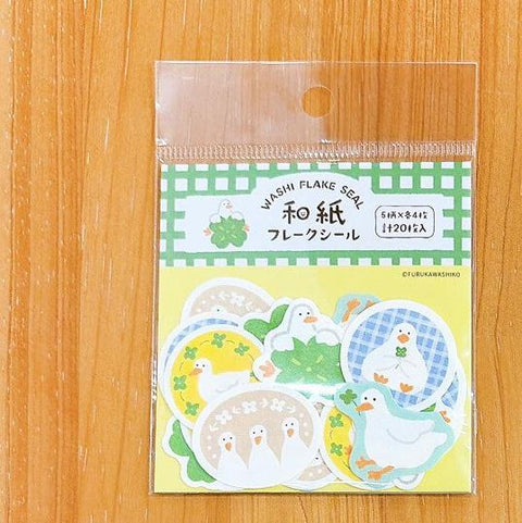 Clover Duck Sticker Flakes