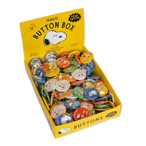 Snoopy Buttons: Food Edition
