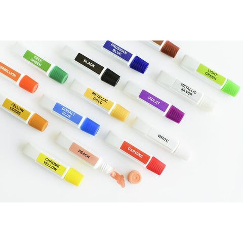Niji Premium Aquarelle Watercolors, 15 Color Set