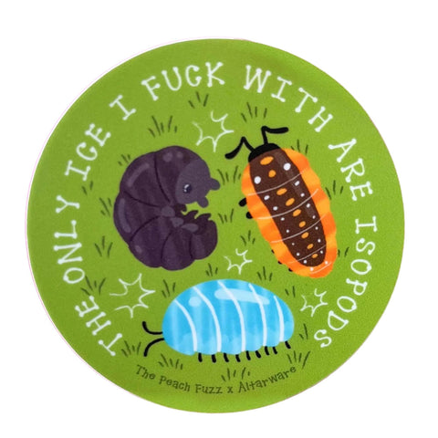 Isopods Not ICE Sticker