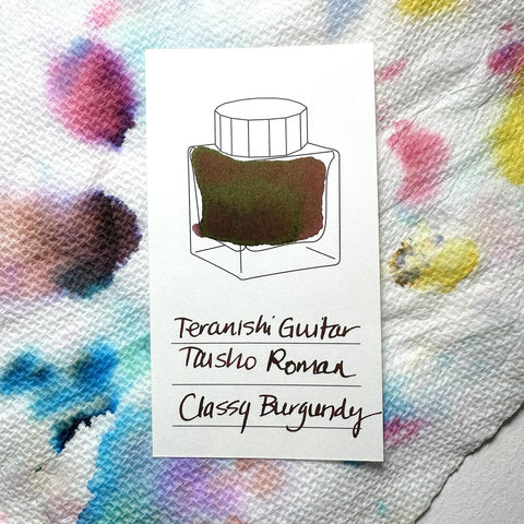 Teranishi Guitar Taisho Roman Haikara Ink, Classy Burgundy