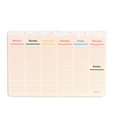 Daisies Week-to-Week Mega Desk Notepad