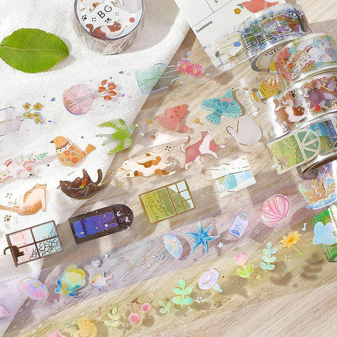Window Scenery Clear Tape