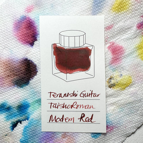 Teranishi Guitar Taisho Roman Haikara Ink, Modern Red