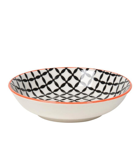 Black Lattice Dip Bowl