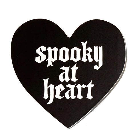 Spooky at Heart Sticker