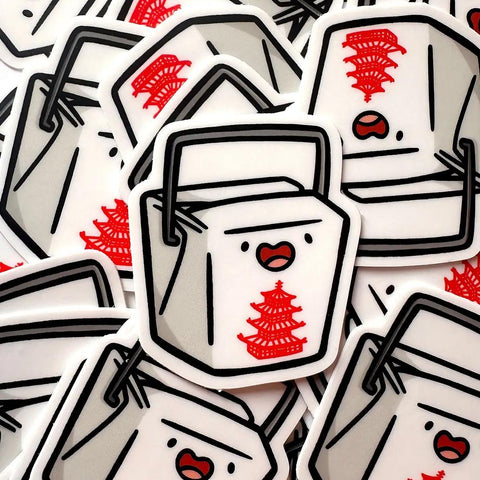 Take Out Box Mini Sticker