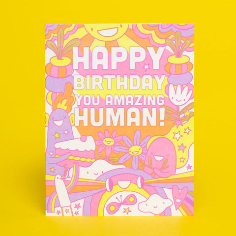Amazing Human Birthday Card