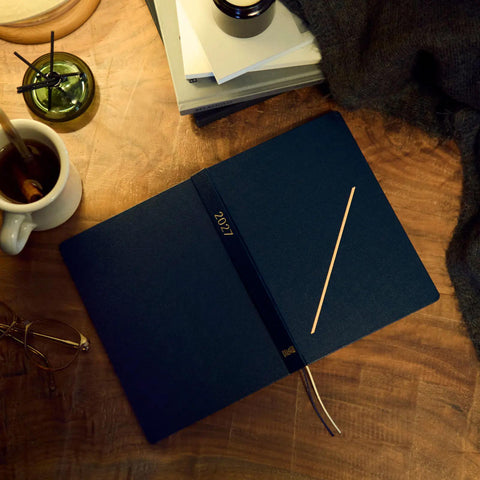 Hobonichi Techo A5 Hon Slash 2027 Planner, Japanese Version