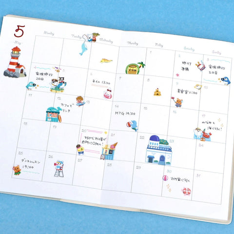 Story Life Sticker Sheet, Seaside