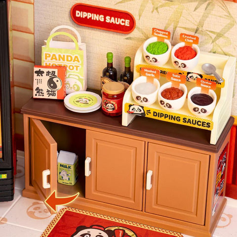 Panda Hot Pot DIY Miniature Kit