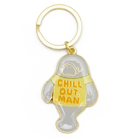 Chill Out, Man Keychain