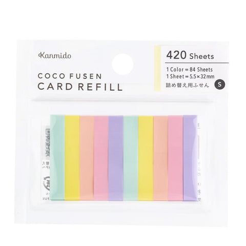 Coco Fusen Sticky Note Card Refills
