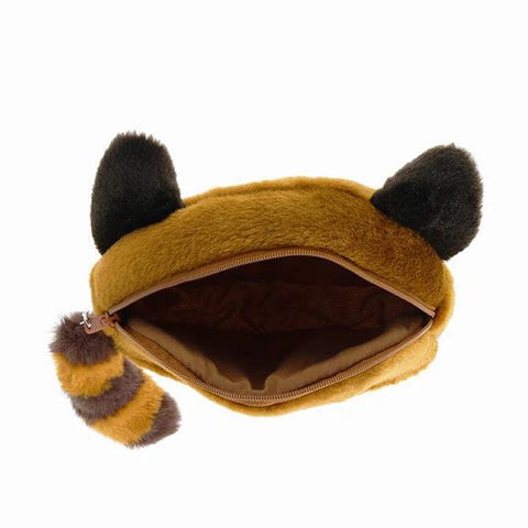 Mofusand Fluffy Red Panda Zipper Pouch
