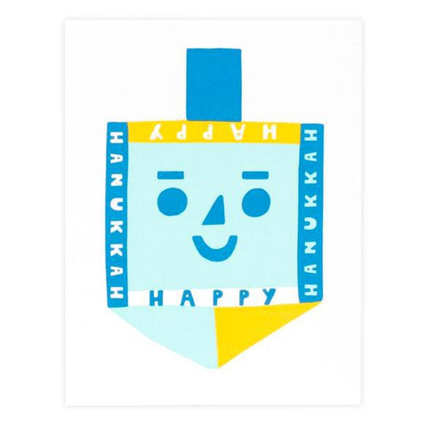 Hanukkah Dreidel Card