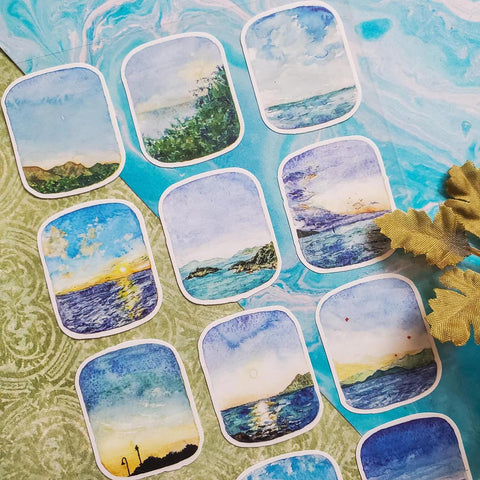 Window Vistas Sticker Sheet