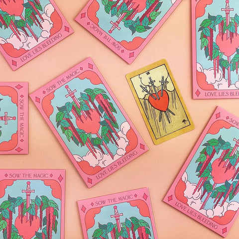 Love Lies Bleeding Tarot Seed Packet