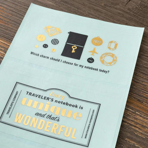 TRAVELER'S notebook 2027 Customized Sticker Set