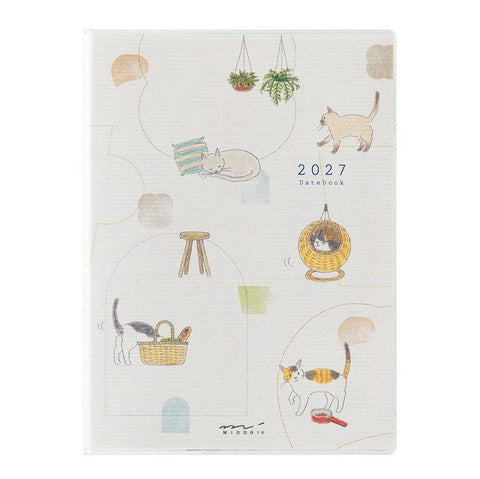 2027 A6 Pocket Diary, Cat