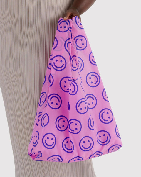 Standard Reusable Tote: Pop Pink Happy