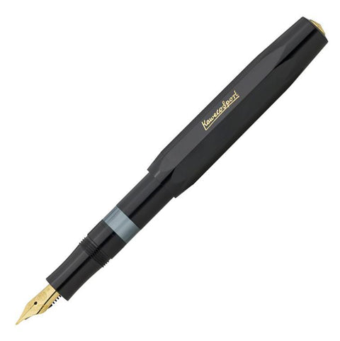Classic Sport Piston Filler Fountain Pen, Black