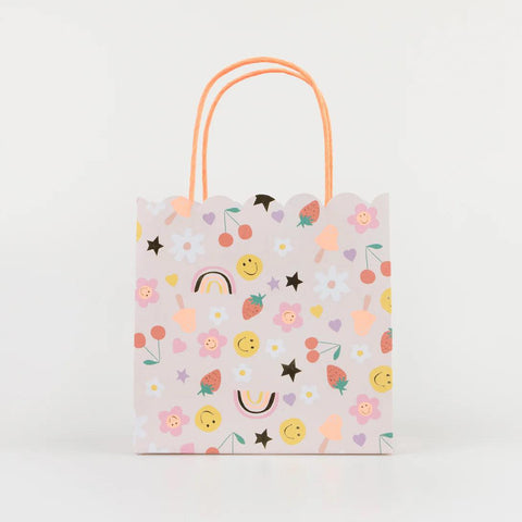 Happy Face Icons Gift Bag