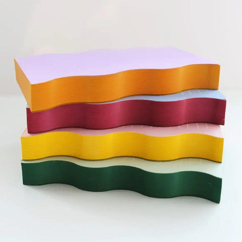 Wavy Shaped Notepad