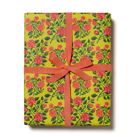 Grateful Roses Wrapping Paper